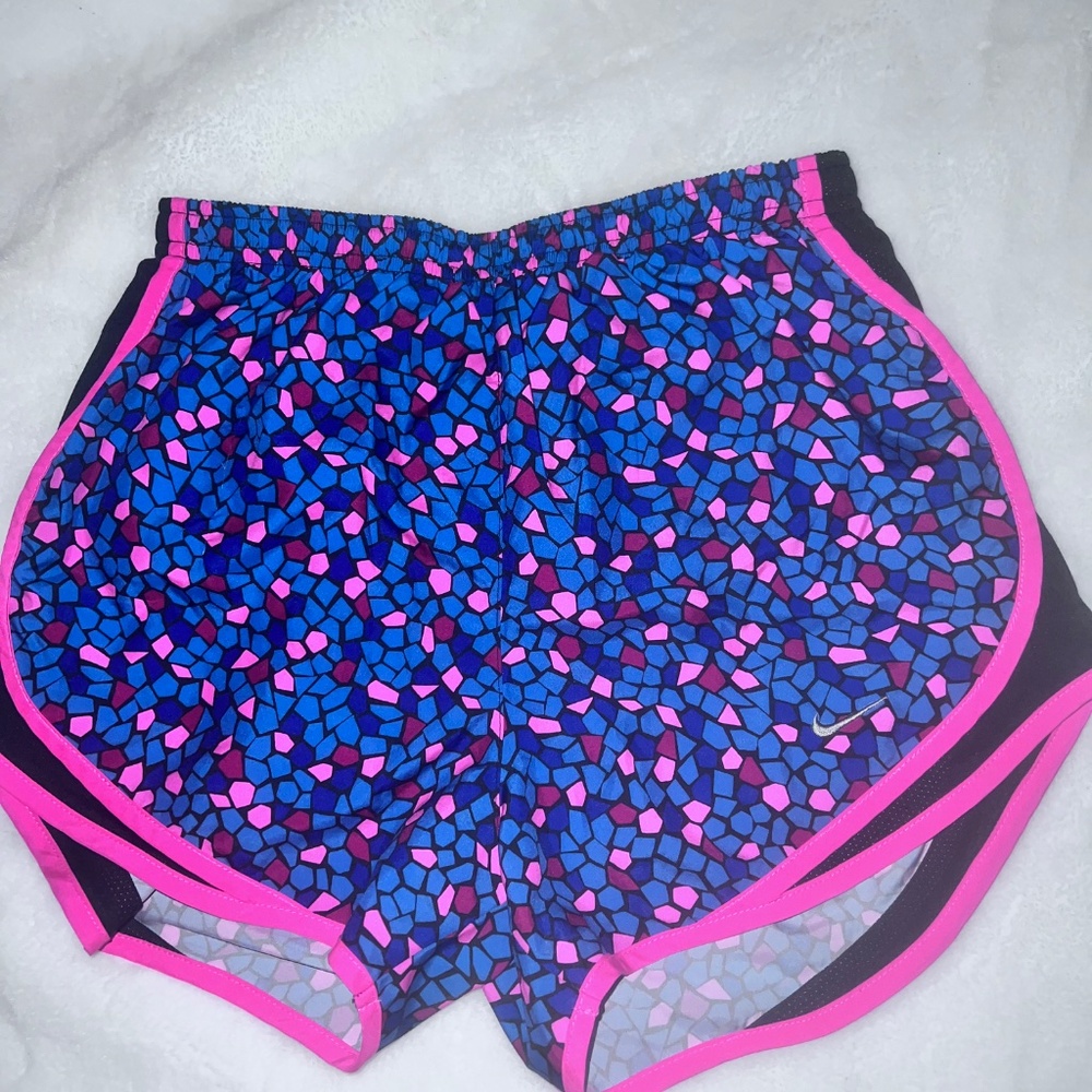 Nike Dri-Fit Women's Athletic Print Running Shorts Size Small